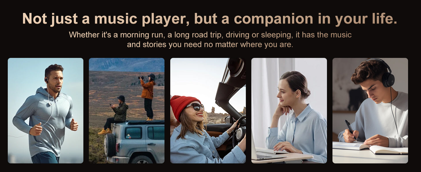 Hi-Fi Bluetooth & WiFi MP3 Player – 64GB Lossless Audio DSD