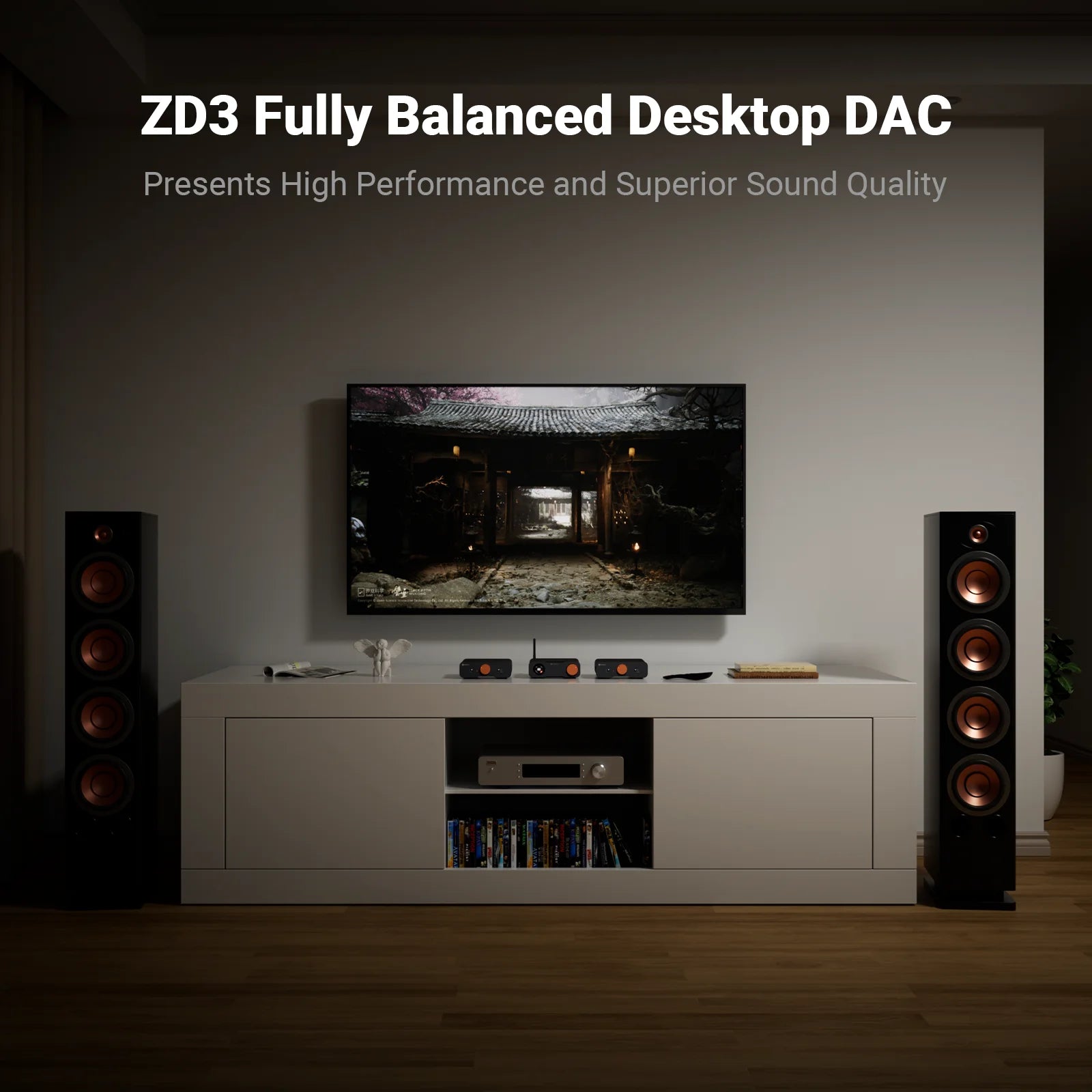 Fosi Audio ZD3 Bluetooth USB Desktop DAC with ARC