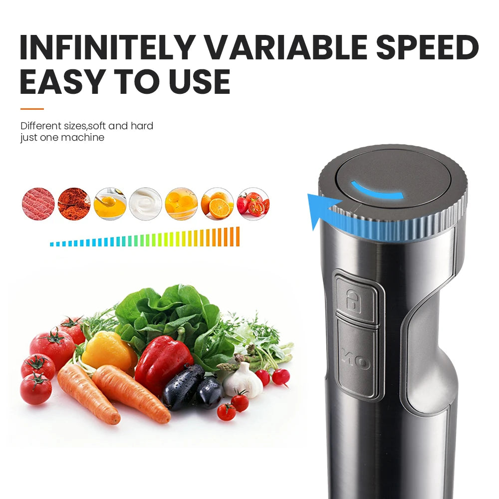MIUI 1000W 4-in-1 Hand Immersion Blender Set