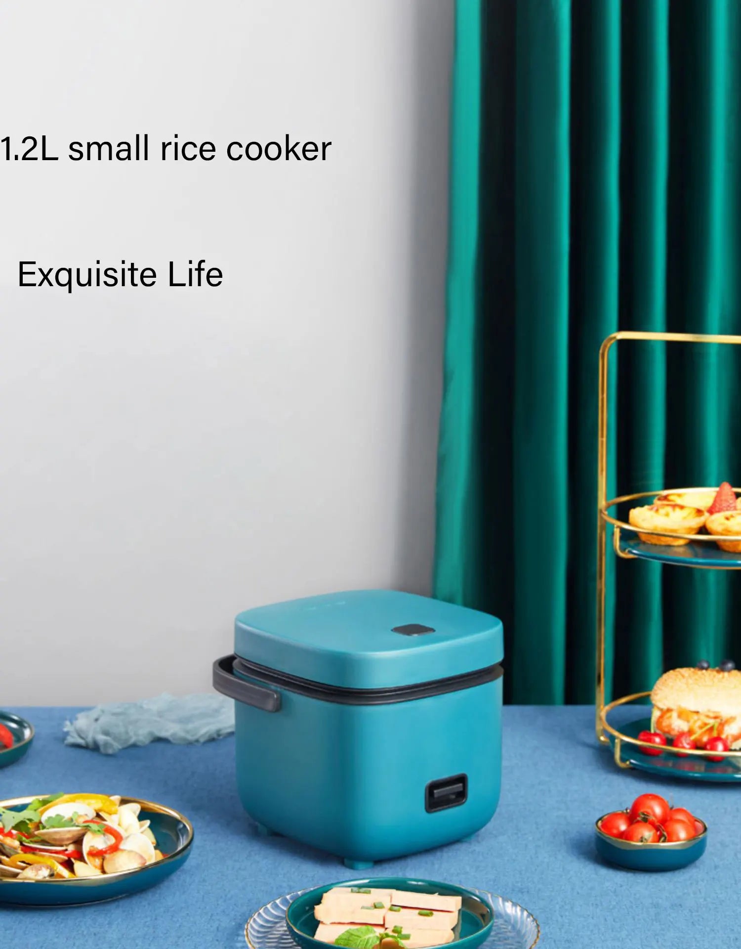 Mini Automatic 1.2L Rice Cooker for 1–2 People