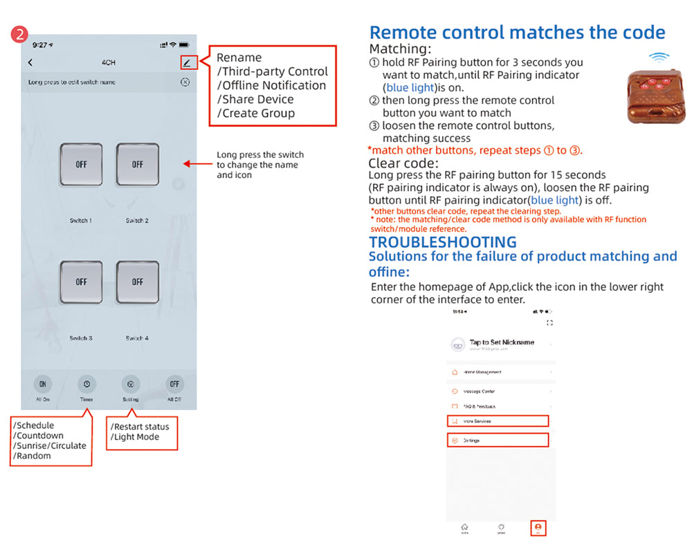 4CH Tuya WiFi Smart Relay Switch Module
