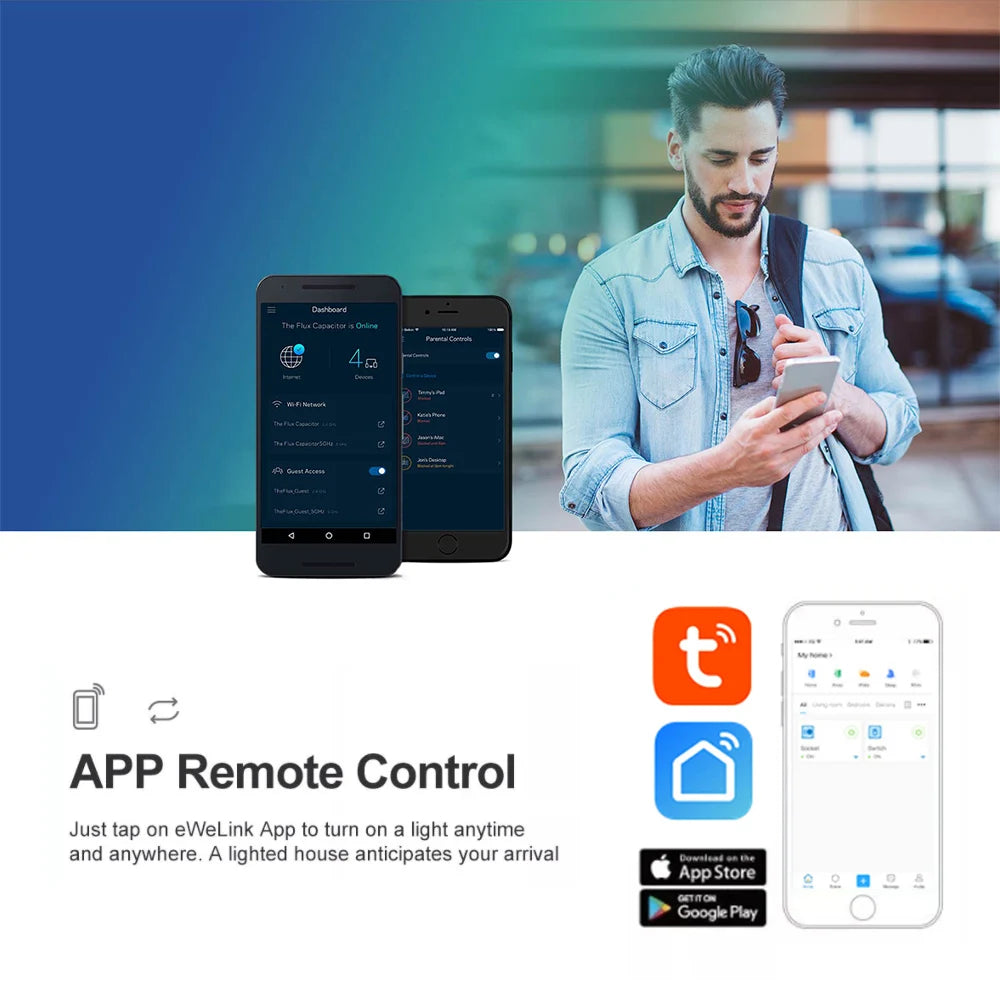 4CH Tuya WiFi Smart Relay Switch Module