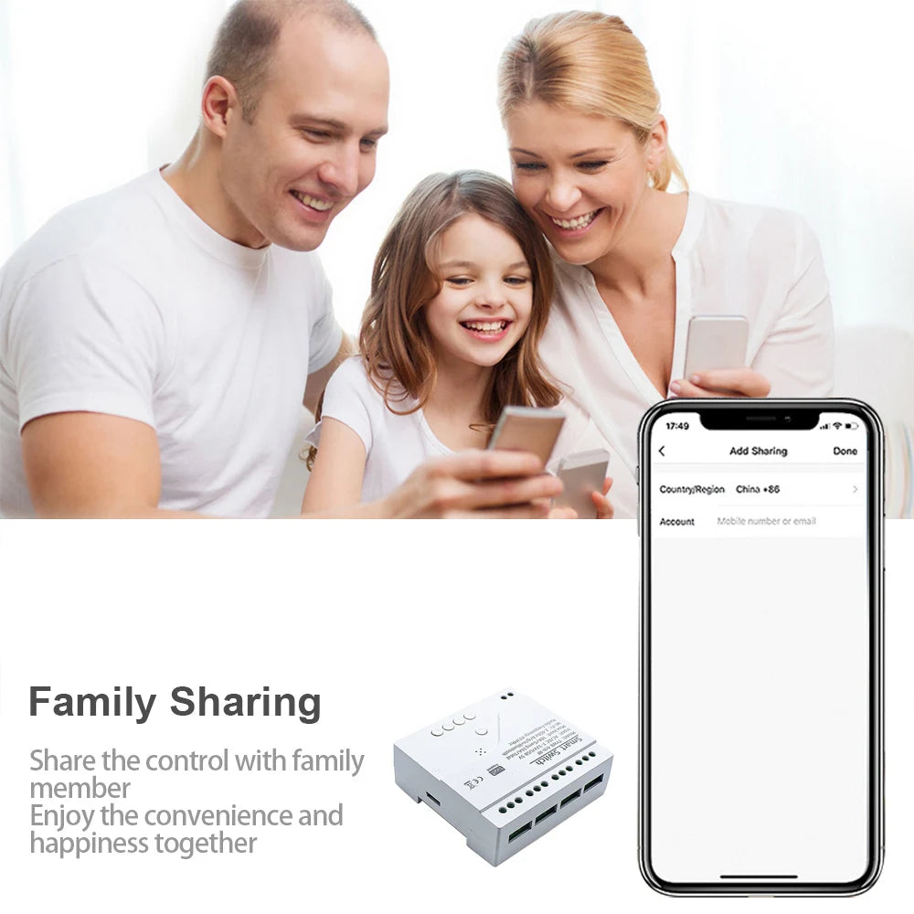 4CH Tuya WiFi Smart Relay Switch Module