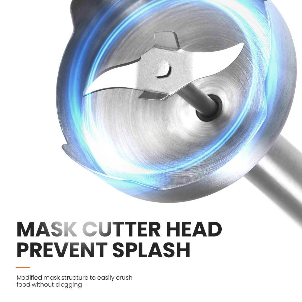 MIUI 1000W 4-in-1 Hand Immersion Blender Set