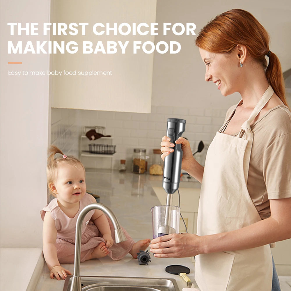 MIUI 1000W 4-in-1 Hand Immersion Blender Set