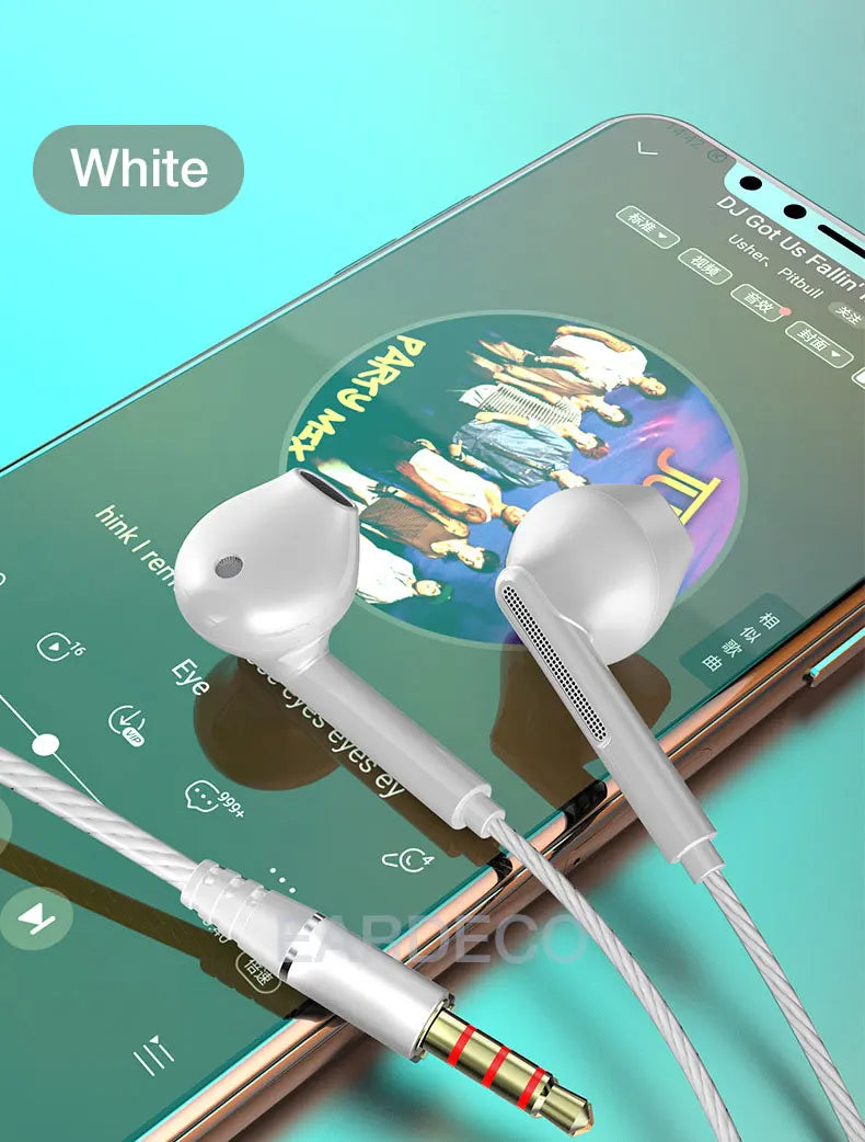 EARDECO Wired In-Ear Headphones with Mic
