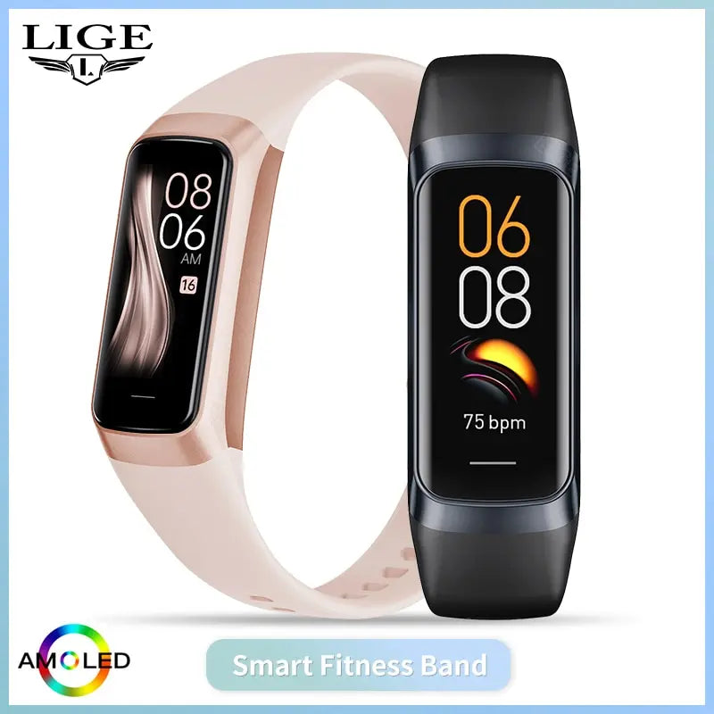 LIGE AMOLED Smart Watch for Men & Women