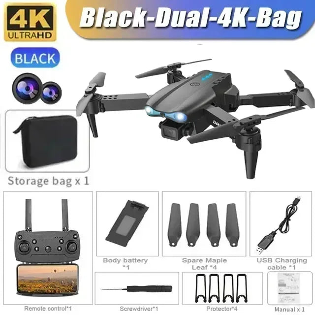 E99Pro 4K Foldable RC Drone with Dual Camera