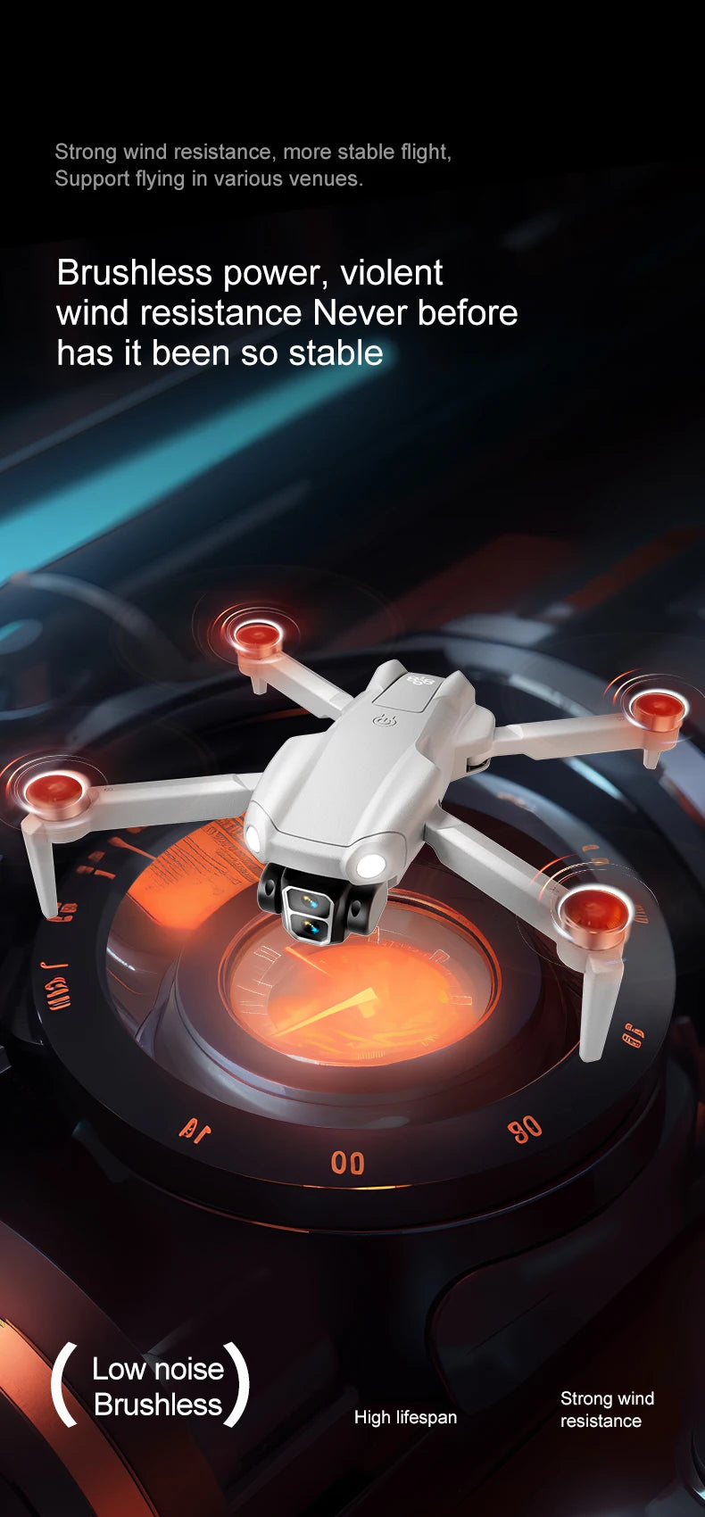 A888 Pro 4K Dual Camera Drone with Obstacle Avoidance