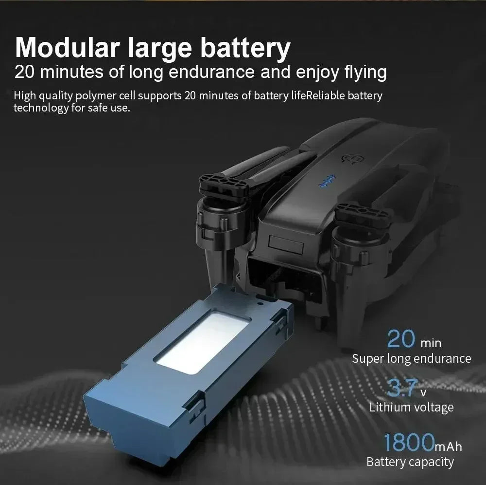 E99Pro 4K Foldable RC Drone with Dual Camera