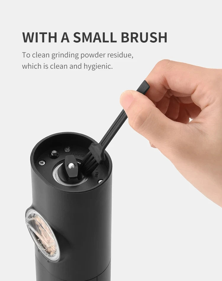 Rechargeable Salt & Pepper Grinder Set with USB Base