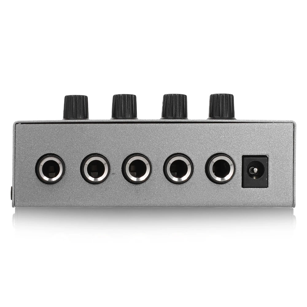 HA400 4-Channel Mini Headphone Amplifier with Power Adapter