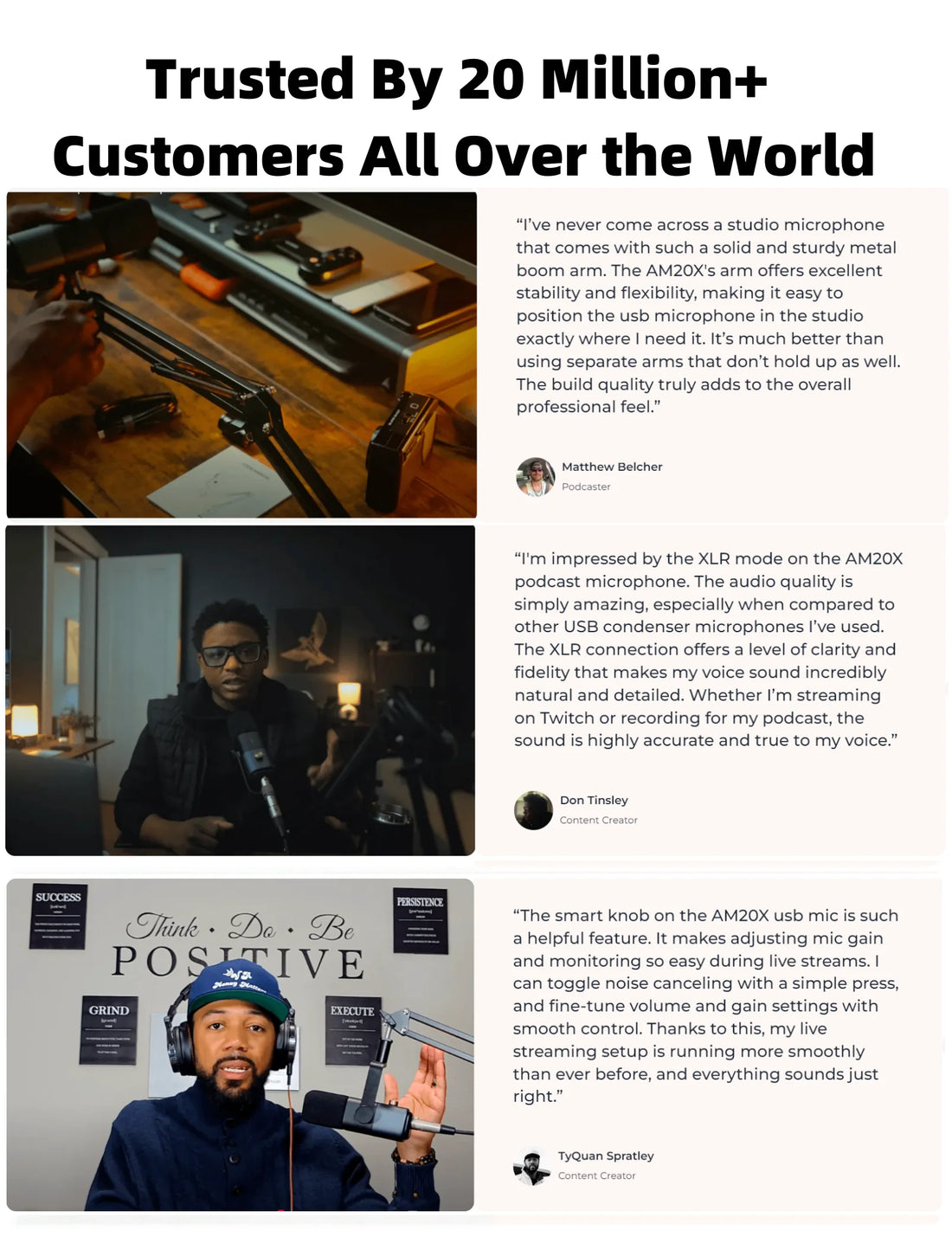 NearStream USB XLR Condenser Mic Boom Arm Plug-and-Play Professional Microphone pc for Streaming Podcast Studio set Recording