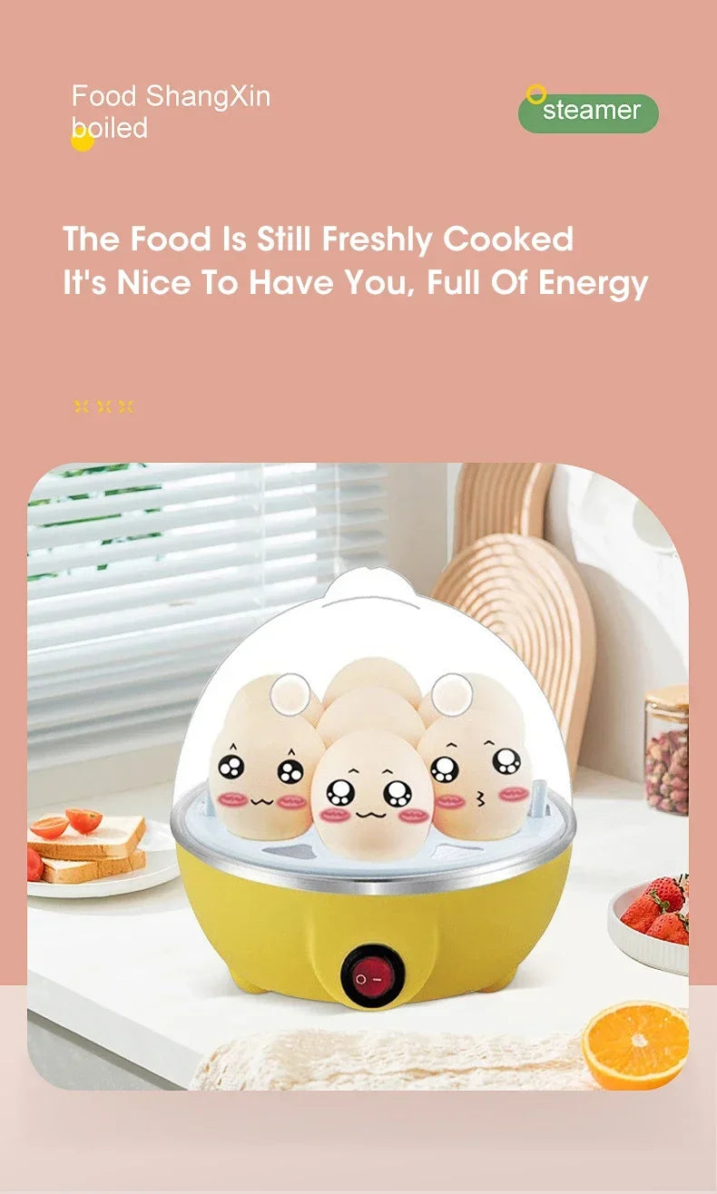 Mini Electric Egg Boiler Steamer