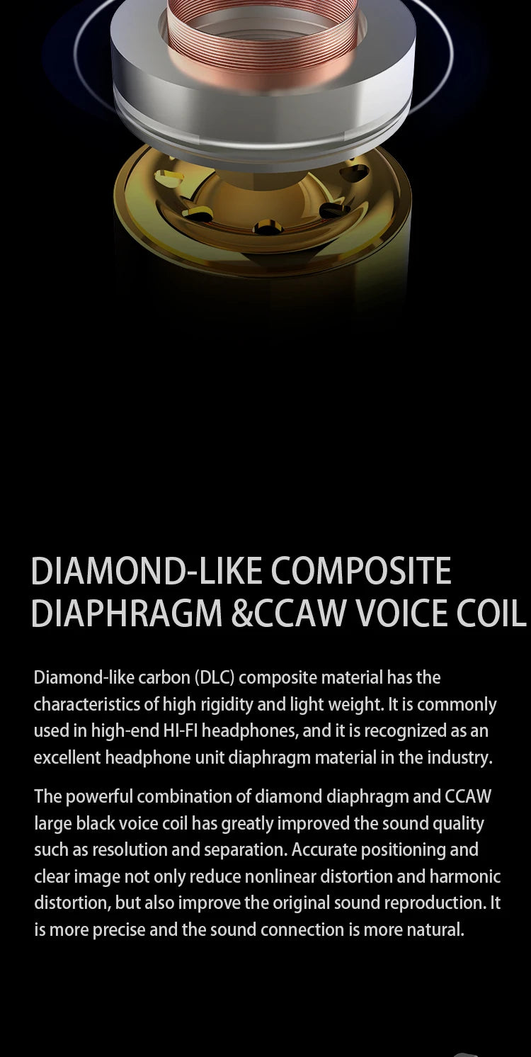 Zhulinniao Qingluan Z4 In-Ear Metal Headphones HiFi Sound Noise Cancelling for Music & Gaming Student And Office Use