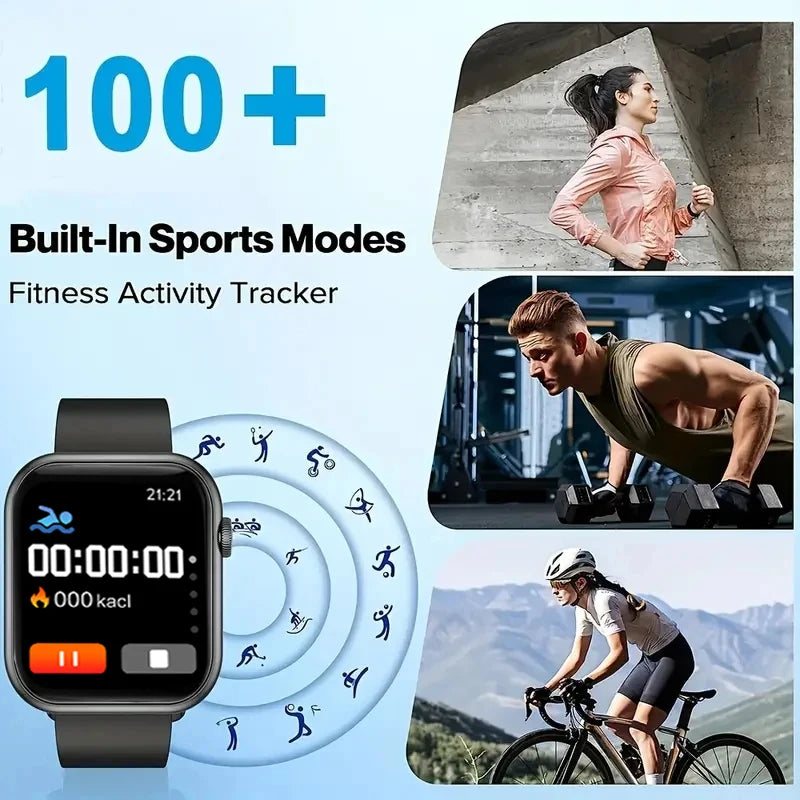 LAXASFIT 2025 Smartwatch with Bluetooth Call