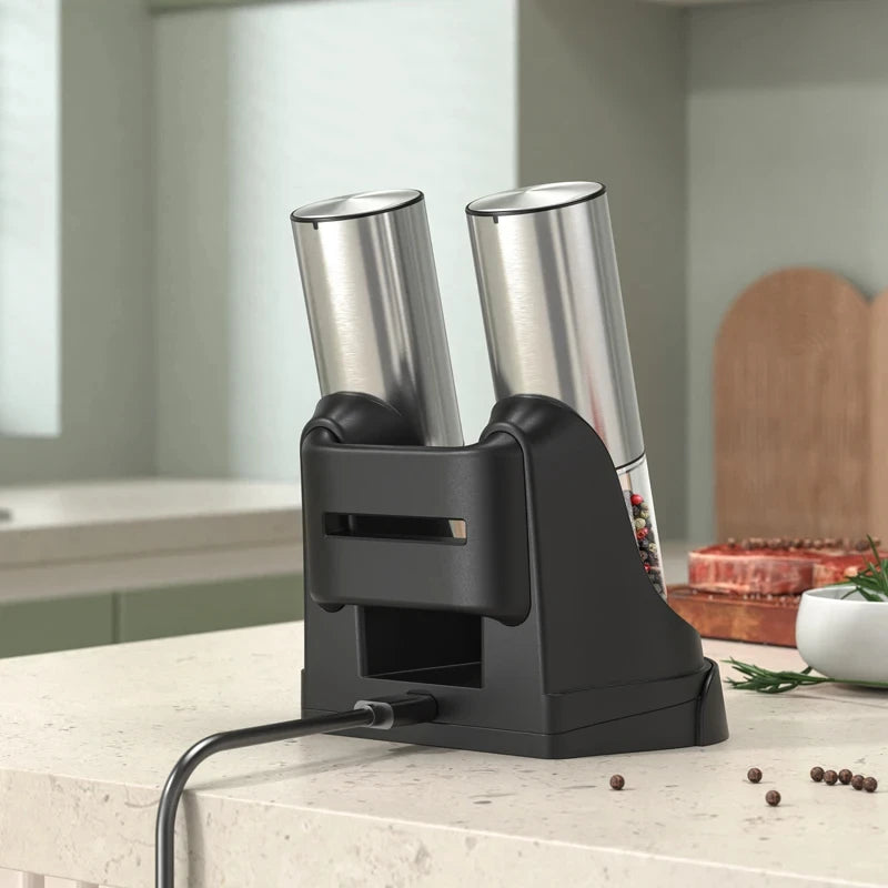 Electric Rechargeable Salt And Pepper Grinder
