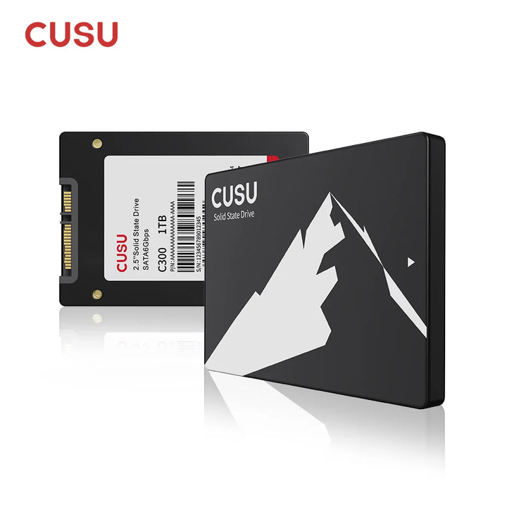 CUSU 2.5" SATA3 SSD – High-Speed Solid State Drive for PC & Laptop (120GB–2TB)