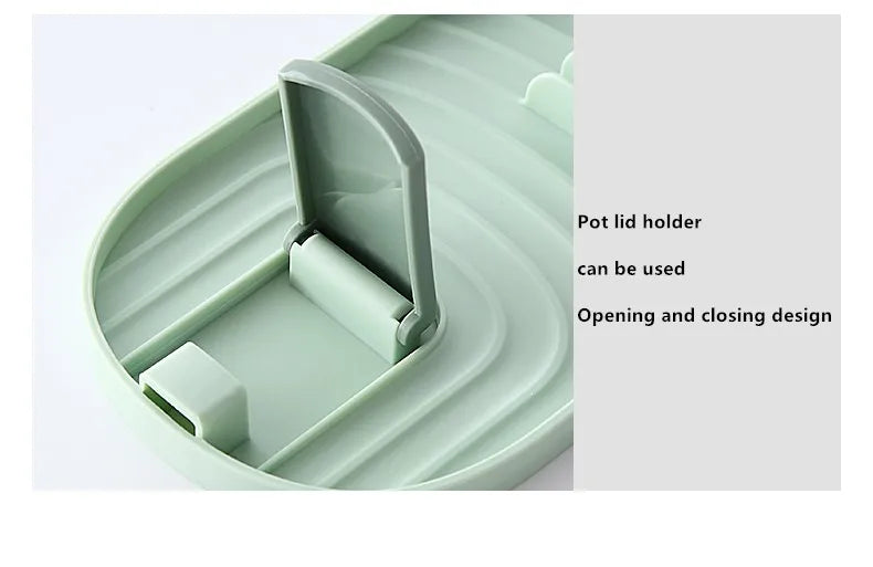 Heat-Resistant Kitchen Spoon Holder Rack