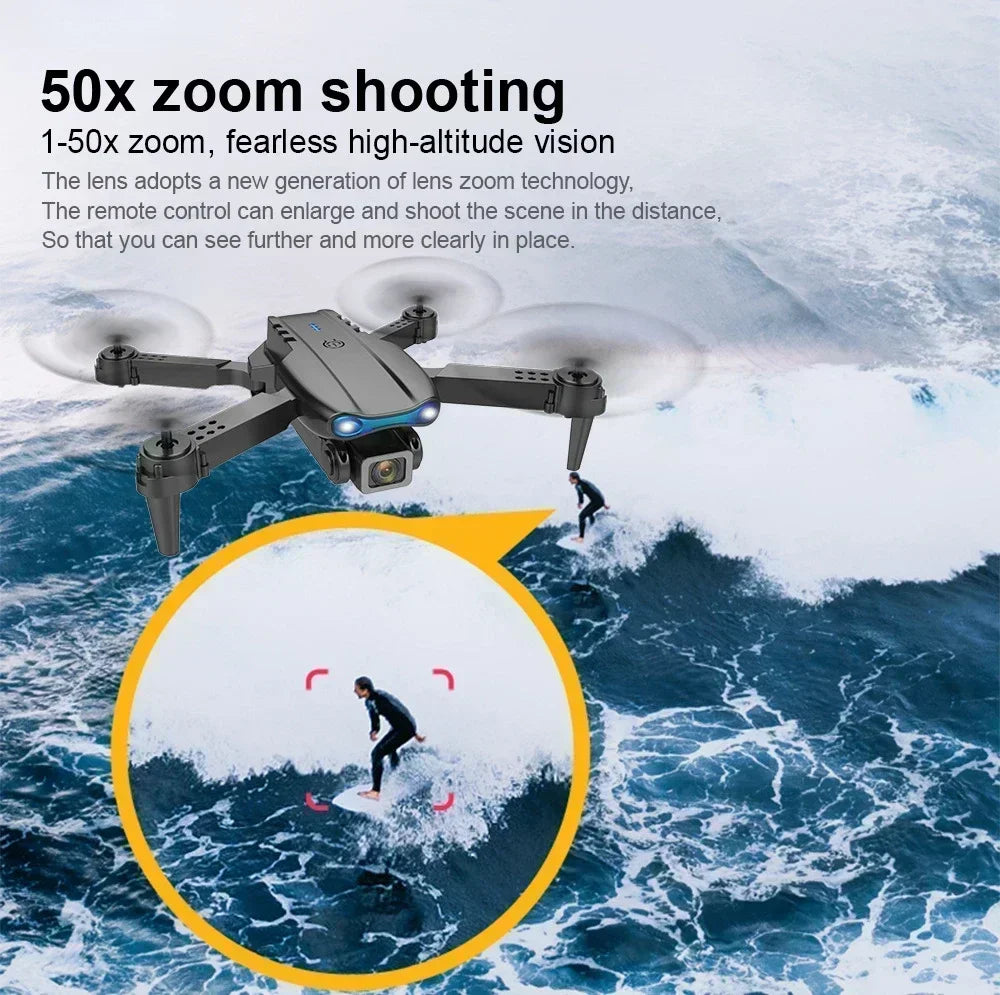 E99Pro 4K Foldable RC Drone with Dual Camera