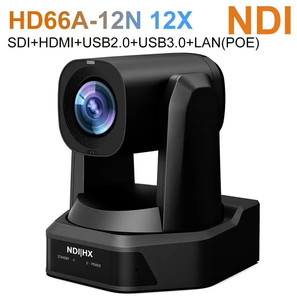Runpu 1080P/60fps NDI Conference PTZ Video Camera 12/20/30x Zoom Ai Auto Tracking PTZ SDI Camera HDMI USB Outputs Support POE