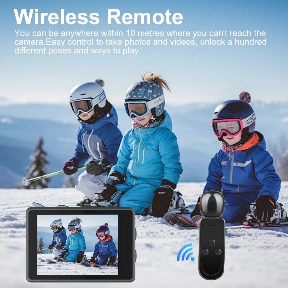 M40TR 5K Action Camera with Touch Screen & Zoom