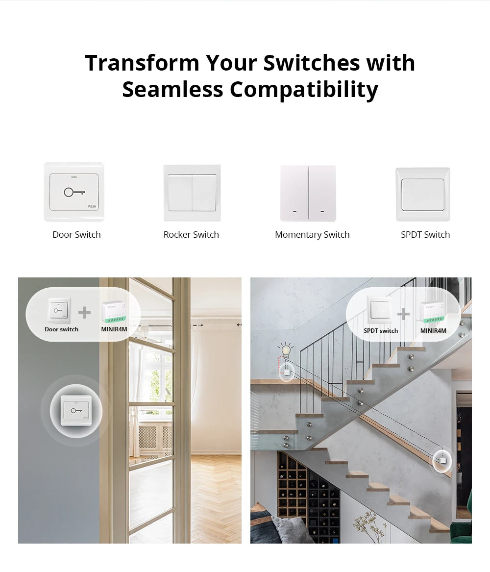 Sonoff Mini R4 Matter WiFi Smart Light Switch