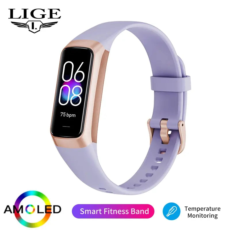 LIGE AMOLED Smart Watch for Men & Women