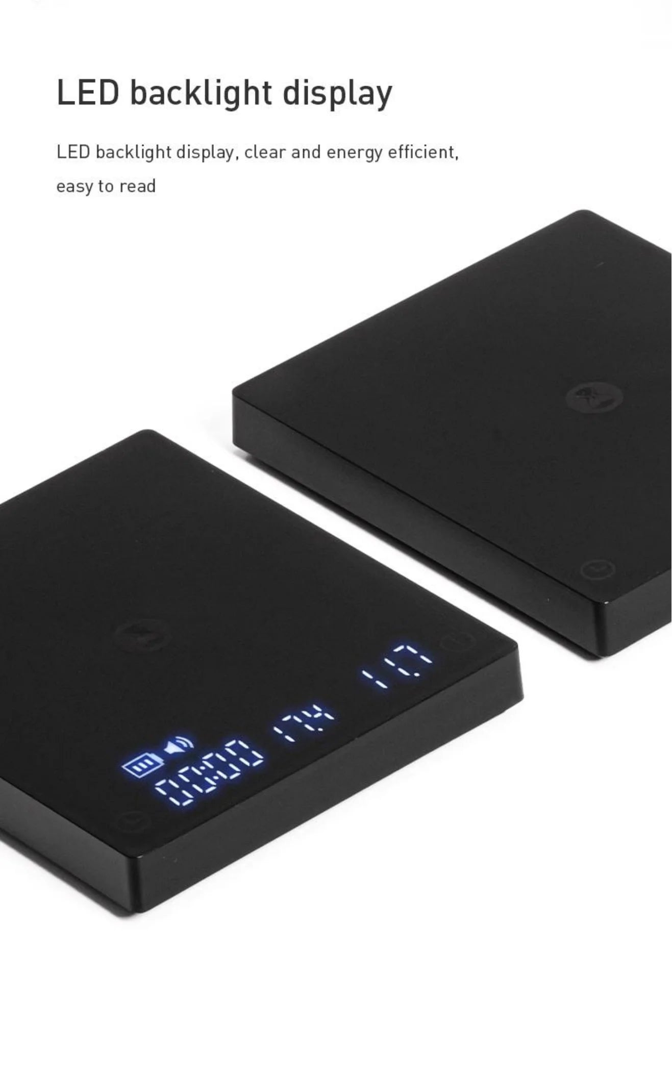 TIMEMORE Store Black Mirror Mini New Espresso Coffee Food Kitchen Scale With Time USB Light Weight Digital Scale