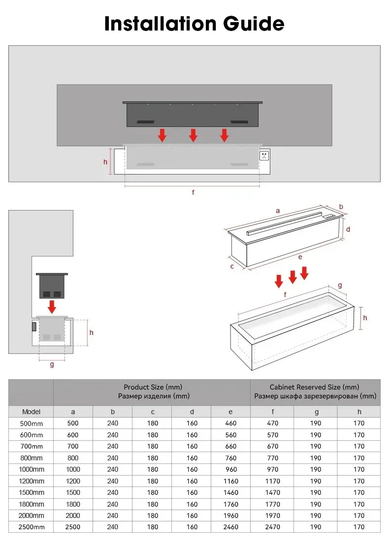 3D Steam Electric Fireplace with App Control Smart LED Flame Water Vapor Humidifier for Bedroom Living Room TV Decor