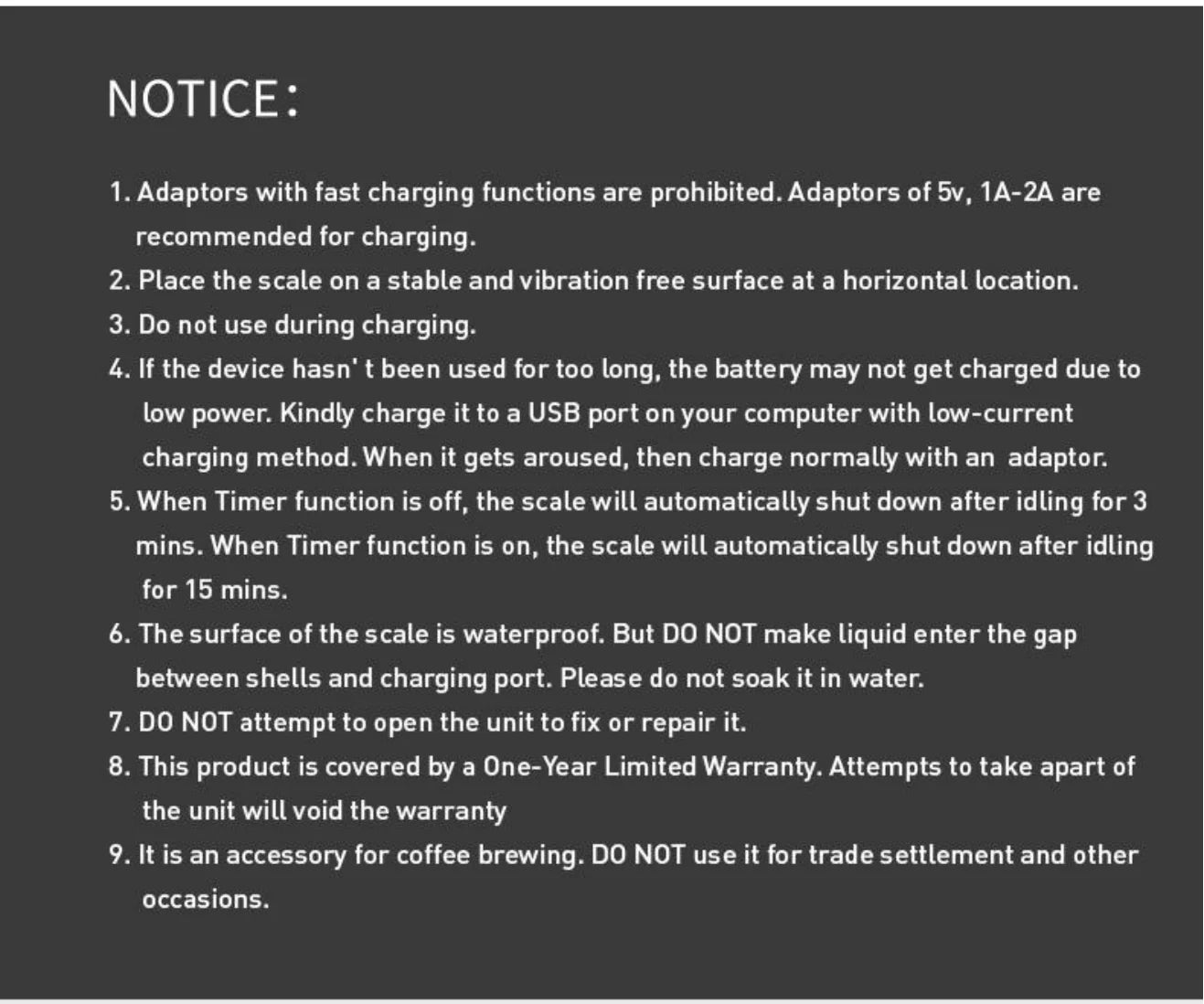 TIMEMORE Store Black Mirror Mini New Espresso Coffee Food Kitchen Scale With Time USB Light Weight Digital Scale