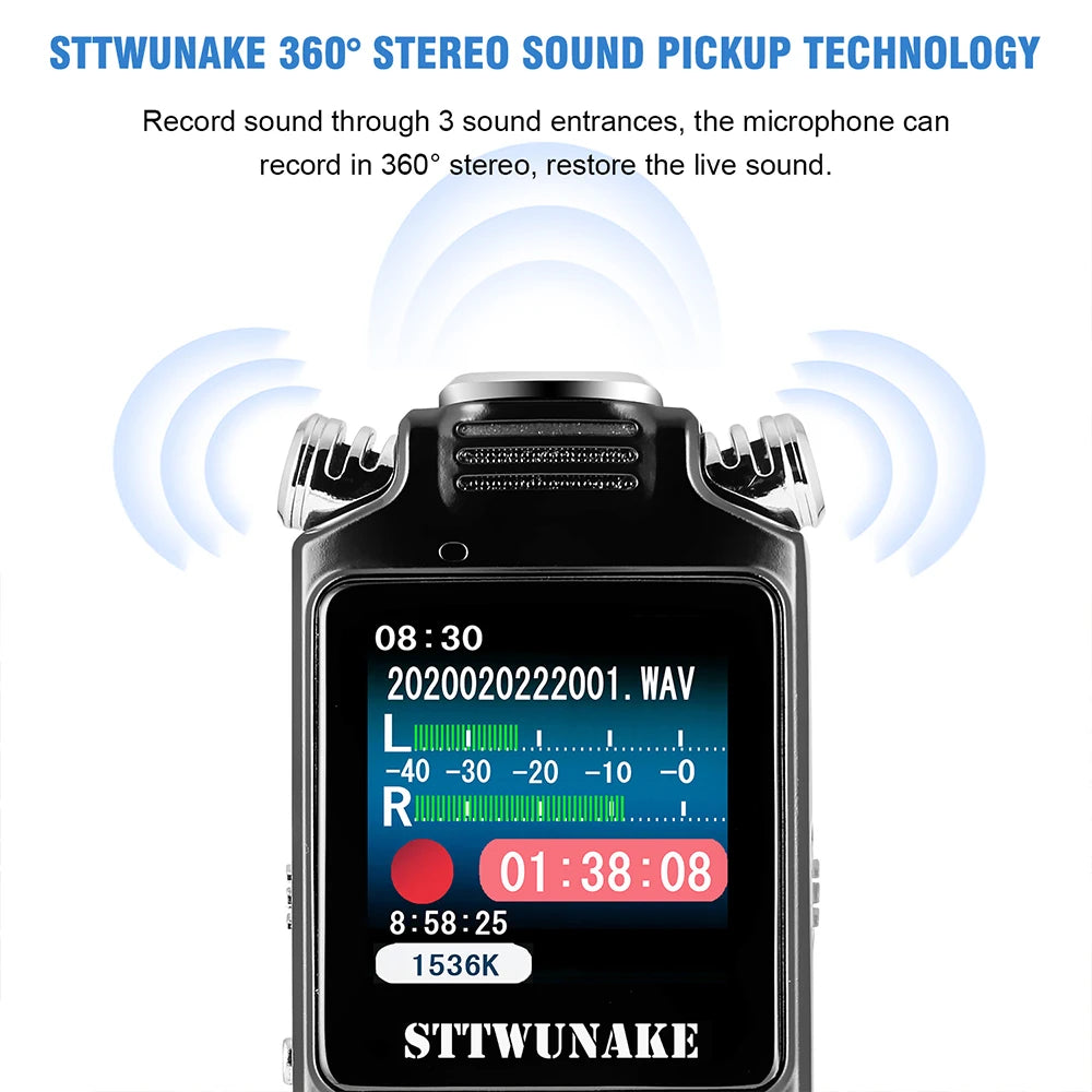 Professional Voice Activated Digital Audio Recorder