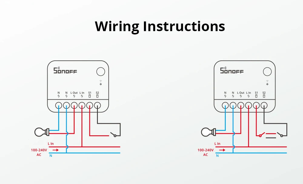 Sonoff Mini R4 Matter WiFi Smart Light Switch