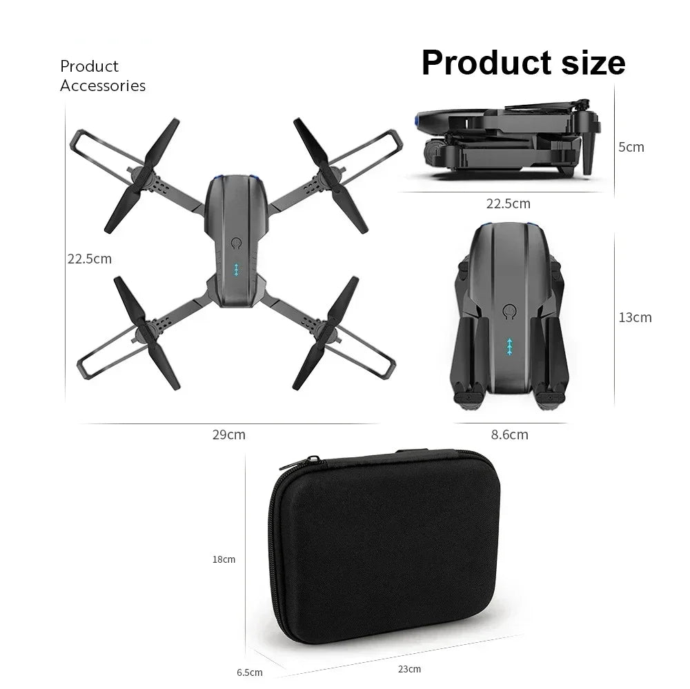 E99Pro 4K Foldable RC Drone with Dual Camera