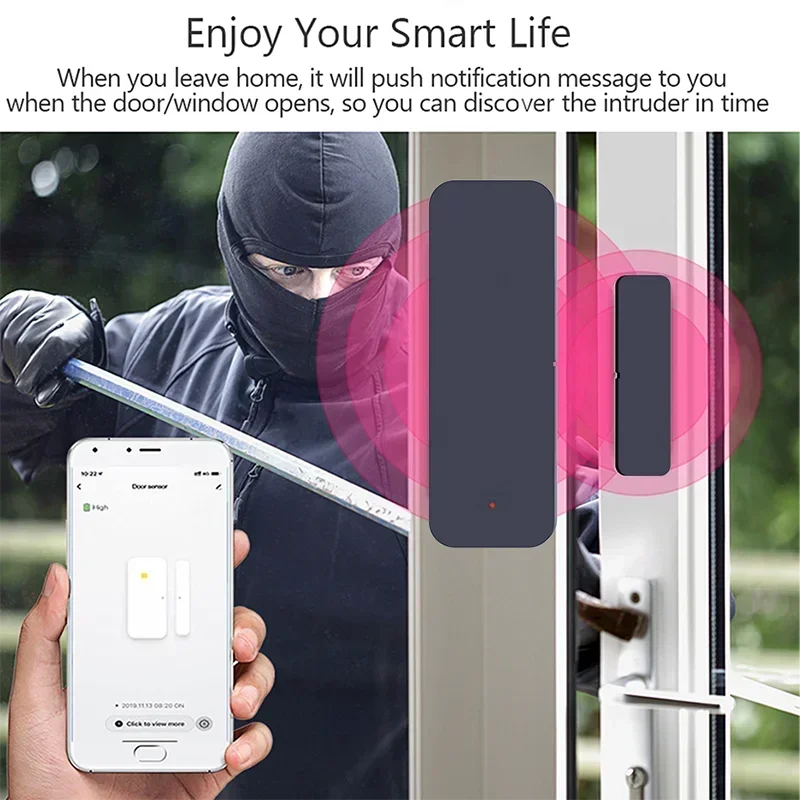 Tuya Zigbee/WiFi Door & Window Entry Sensor