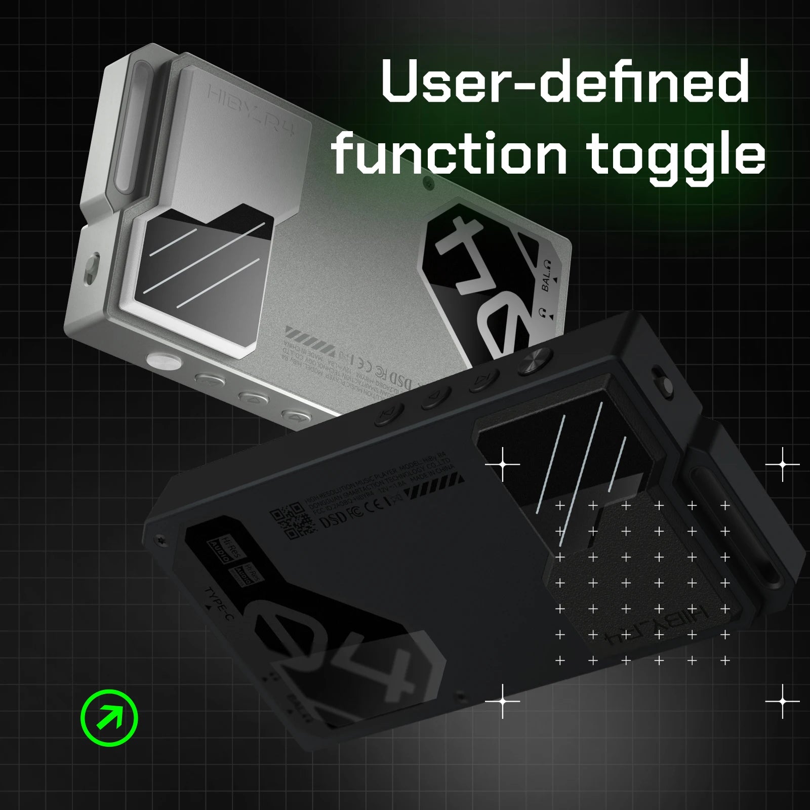 HiBy R4 HiFi Android 12 Music Player with ES9018Q2M DAC