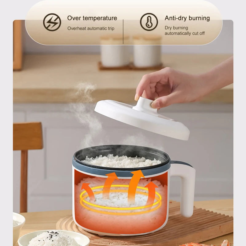 Mini Electric Rice Cooker & Multifunction Hotpot