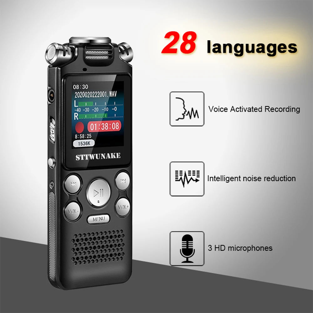Professional Voice Activated Digital Audio Recorder