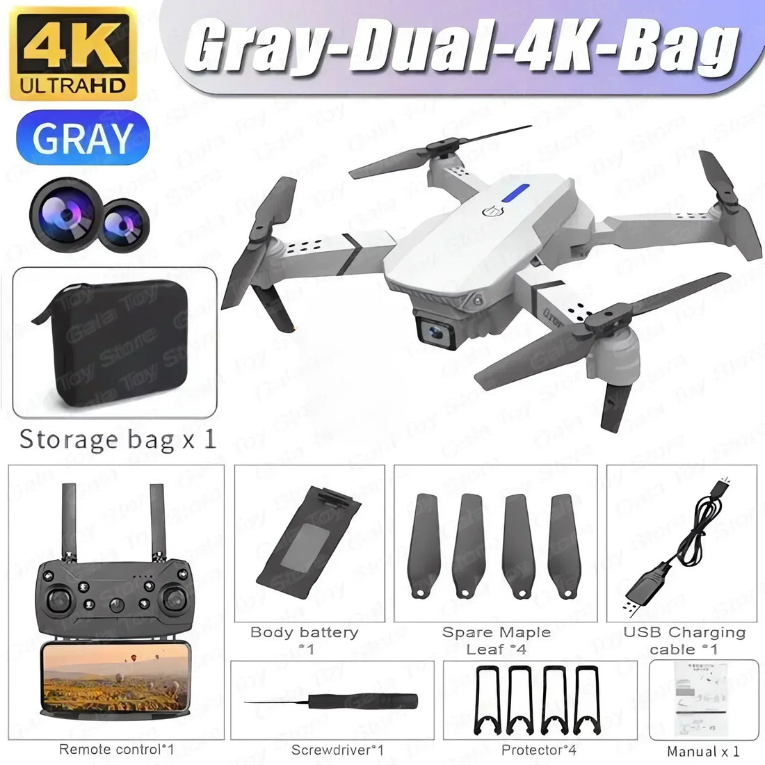 E88 Pro Foldable FPV Drone with 4K Camera
