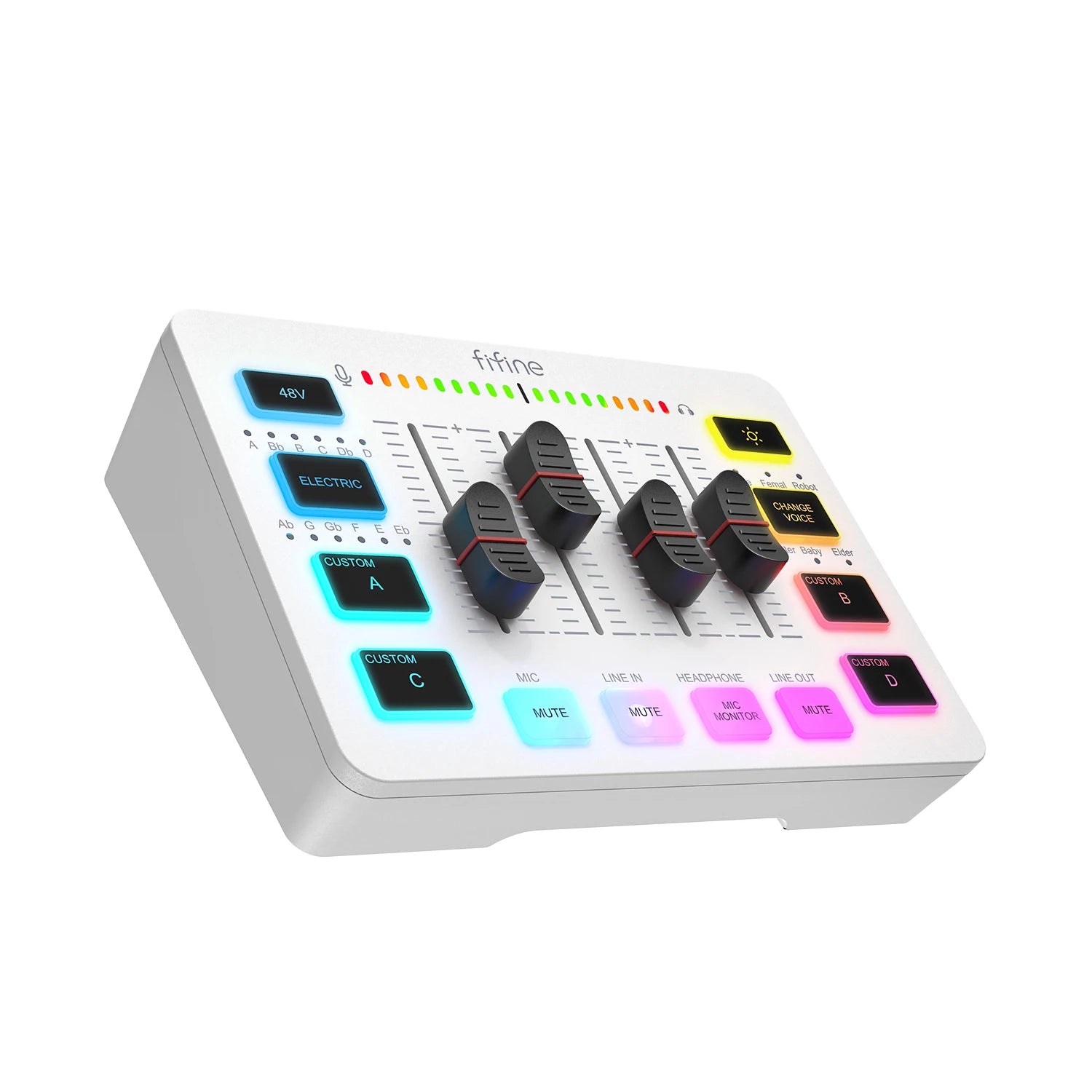 FIFINE SC3 RGB Gaming Audio Mixer
