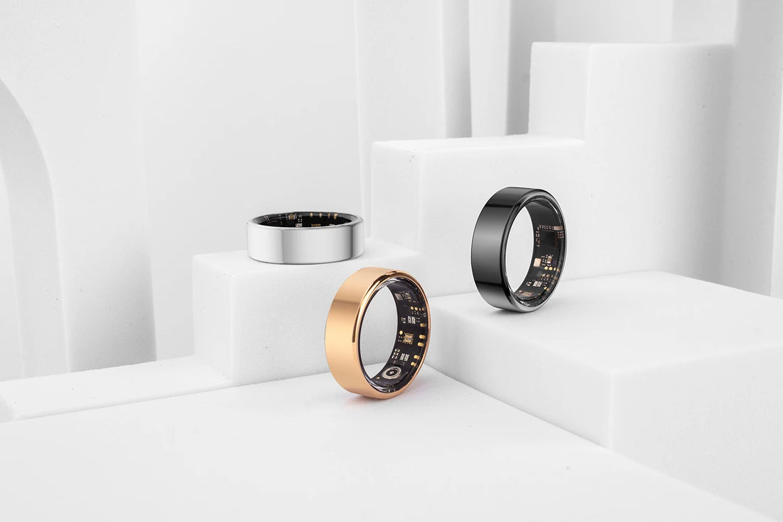 COLMI R02 Smart Ring – Health Monitor, 39-Day Battery, Waterproof with Charging Case