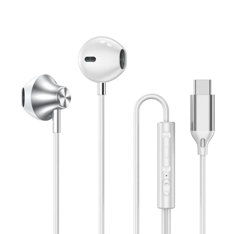 HiFi Wired Earphones USB-C/3.5mm for Samsung Galaxy