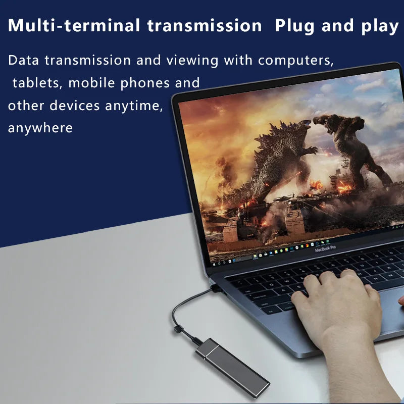 For Xiaomi 1TB External Hard Drive Portable SSD 2TB Hard Disks Storage High-Speed External Solid State Drive USB 3.1 for Laptops