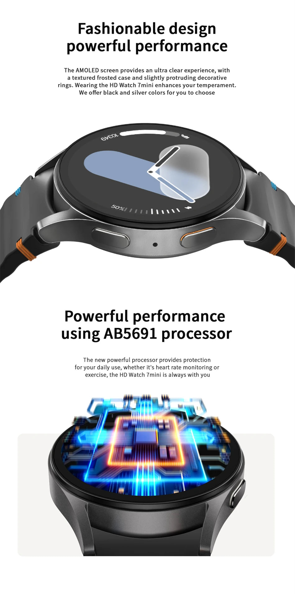 Galaxy Watch 7 Smartwatch with AMOLED Display