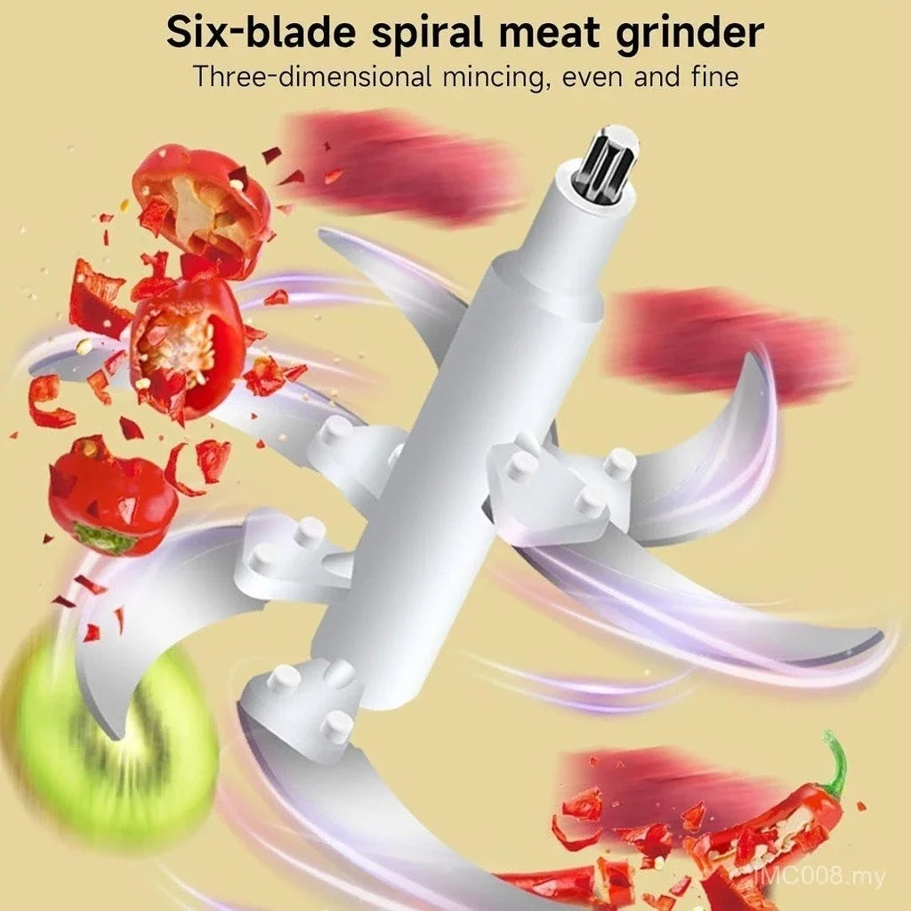 Stainless Steel Electric Meat Chopper & Food Processor