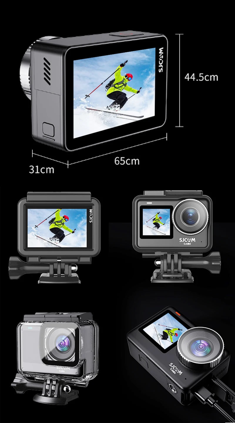 SJCAM CAM4 4K Action Camera with Touch Screen