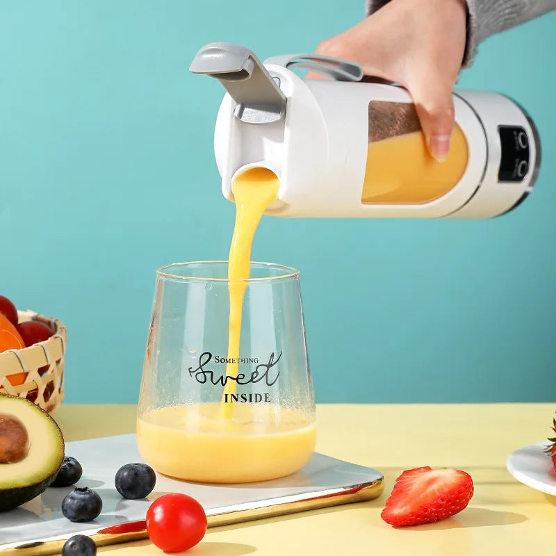 2025 Mini Electric Juicer – 450ML with Digital Display