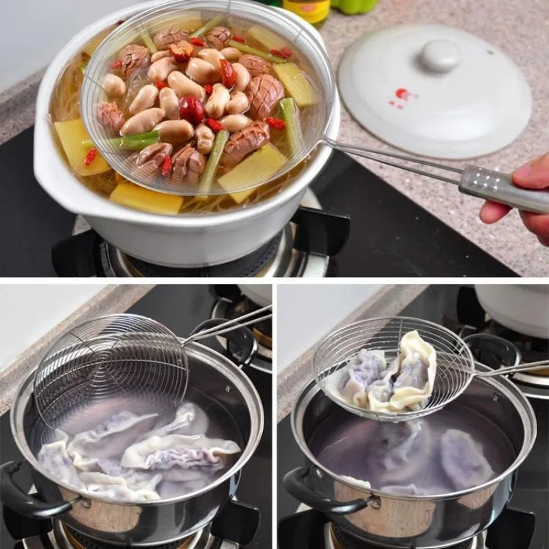 Stainless Steel Wire Mesh Frying Strainer