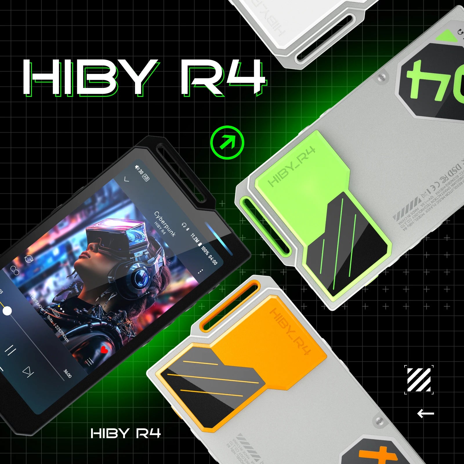 HiBy R4 HiFi Android 12 Music Player with ES9018Q2M DAC