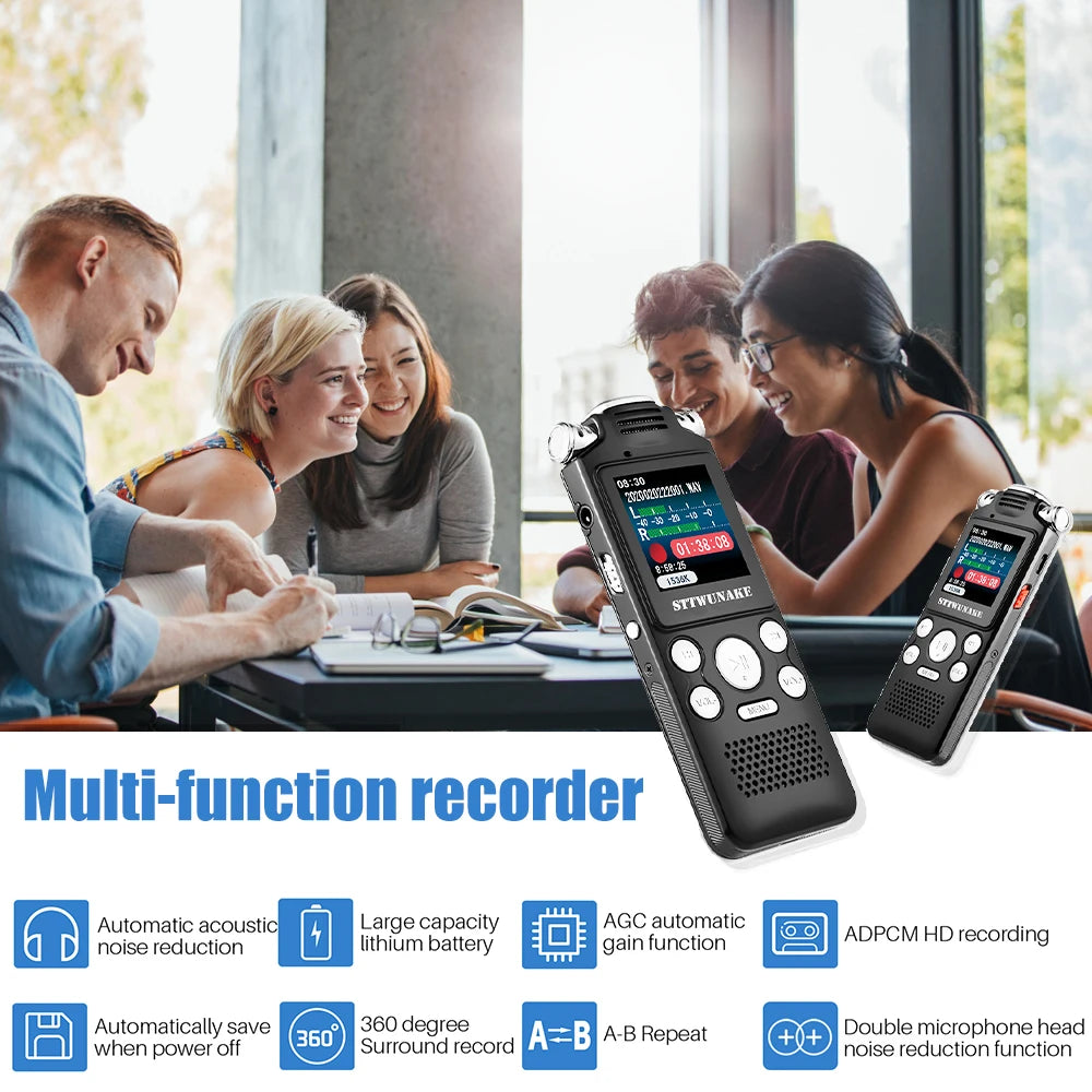 Professional Voice Activated Digital Audio Recorder
